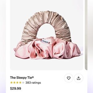 Sleepy Tie Pink Hair Accessory
